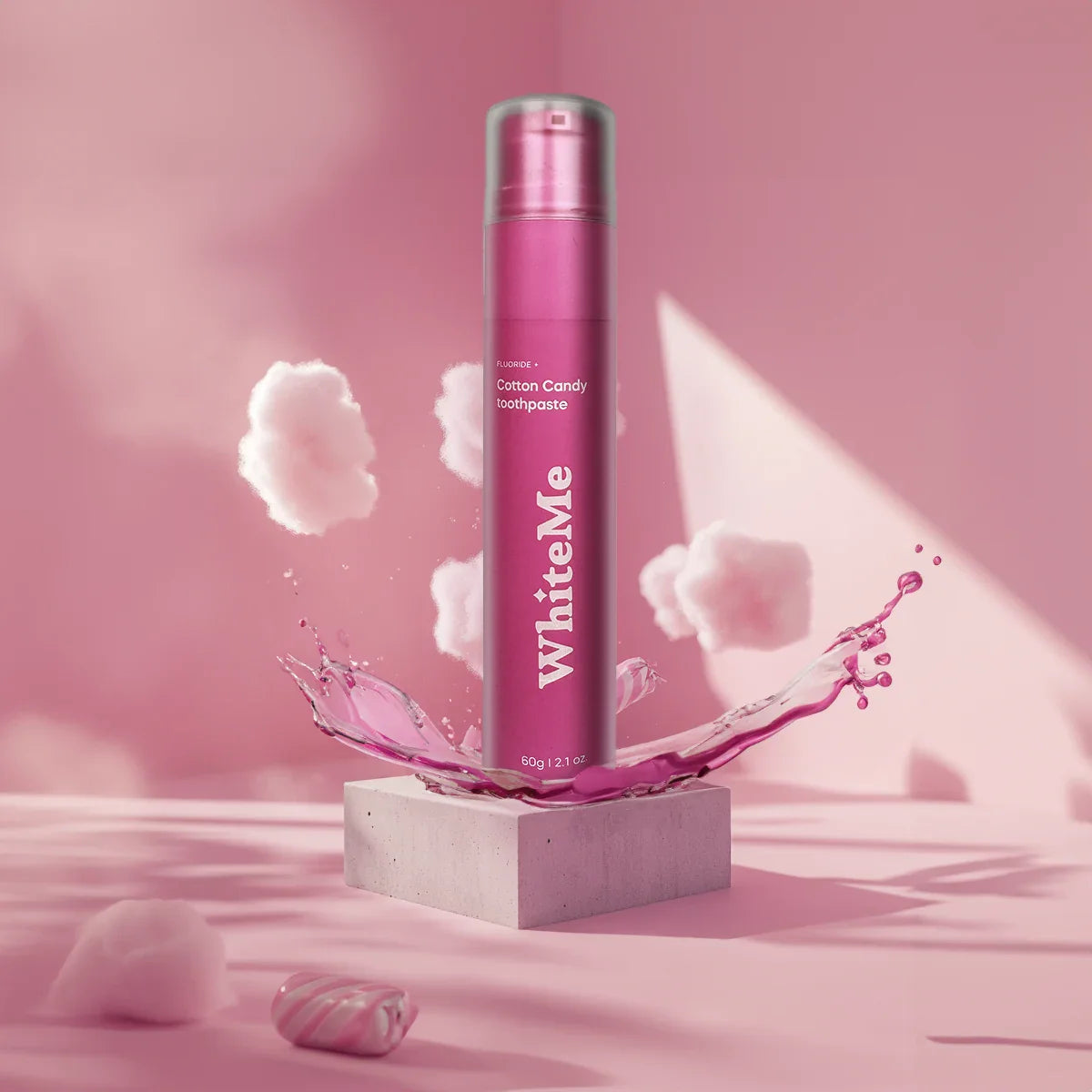 Pastă de dinți cu gust de Vată de zahăr