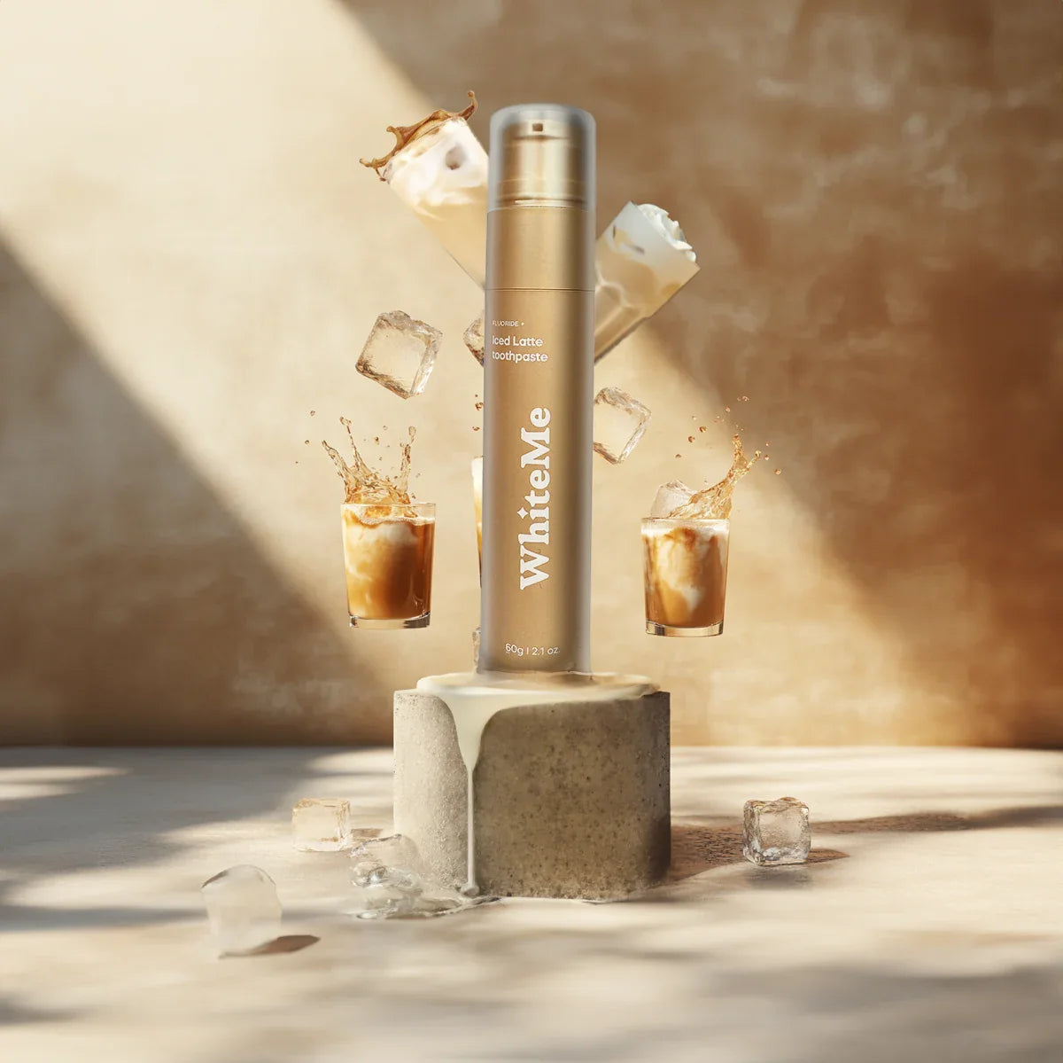 Pastă de dinți cu aromă de Iced Latte