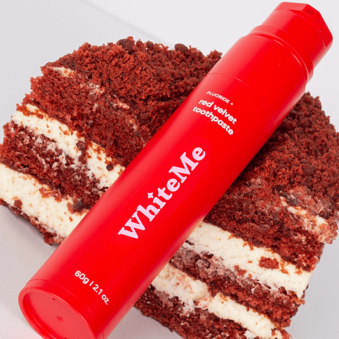 Pastă de dinți cu aromă de catifea roșie