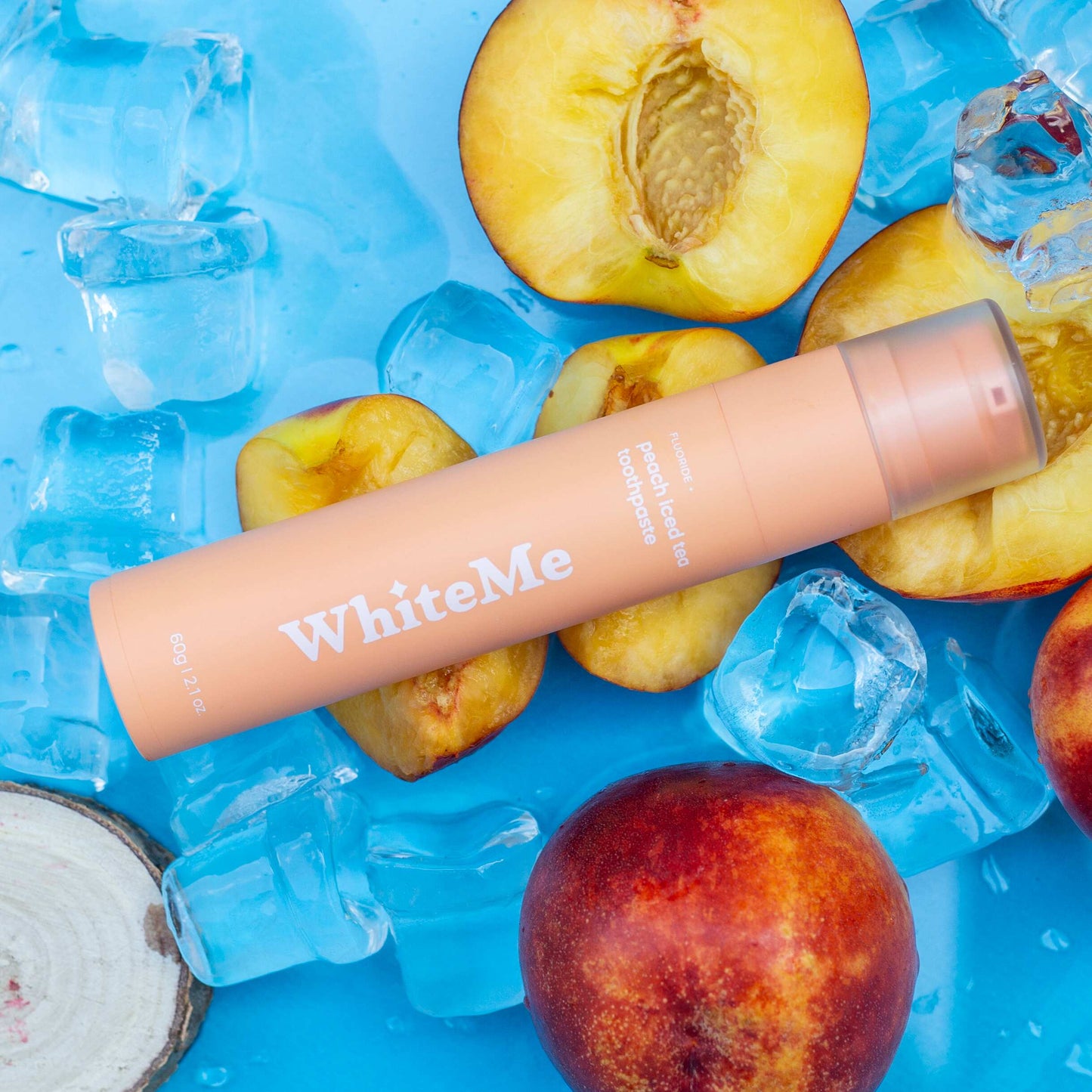 Pastă de dinți cu Ceai Rece cu aromă de Piersică