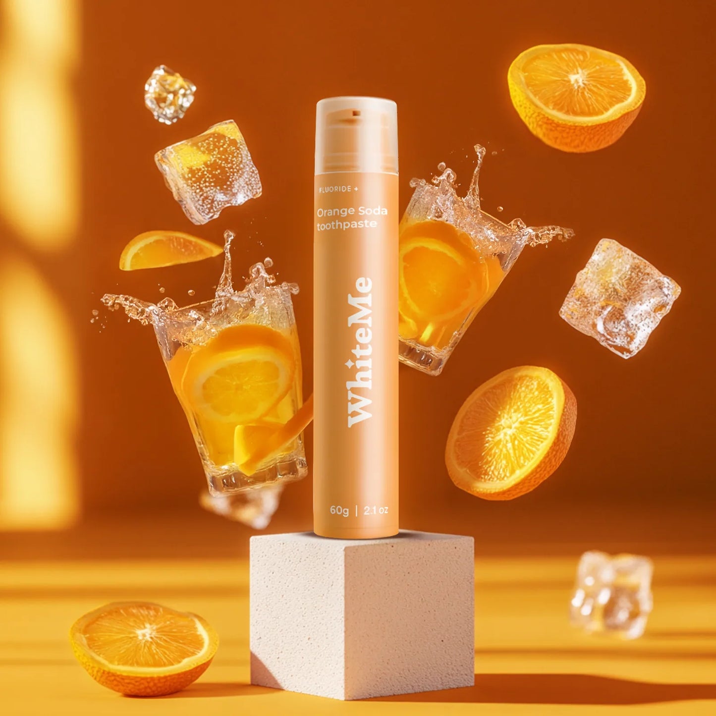 Pastă de dinți cu aromă de Portocale