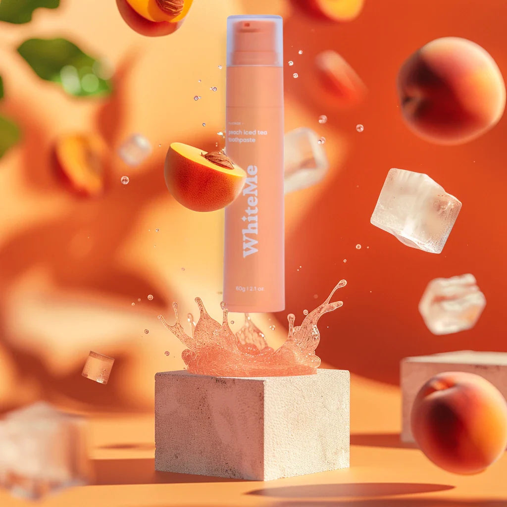 Pastă de dinți cu Ceai Rece cu aromă de Piersică