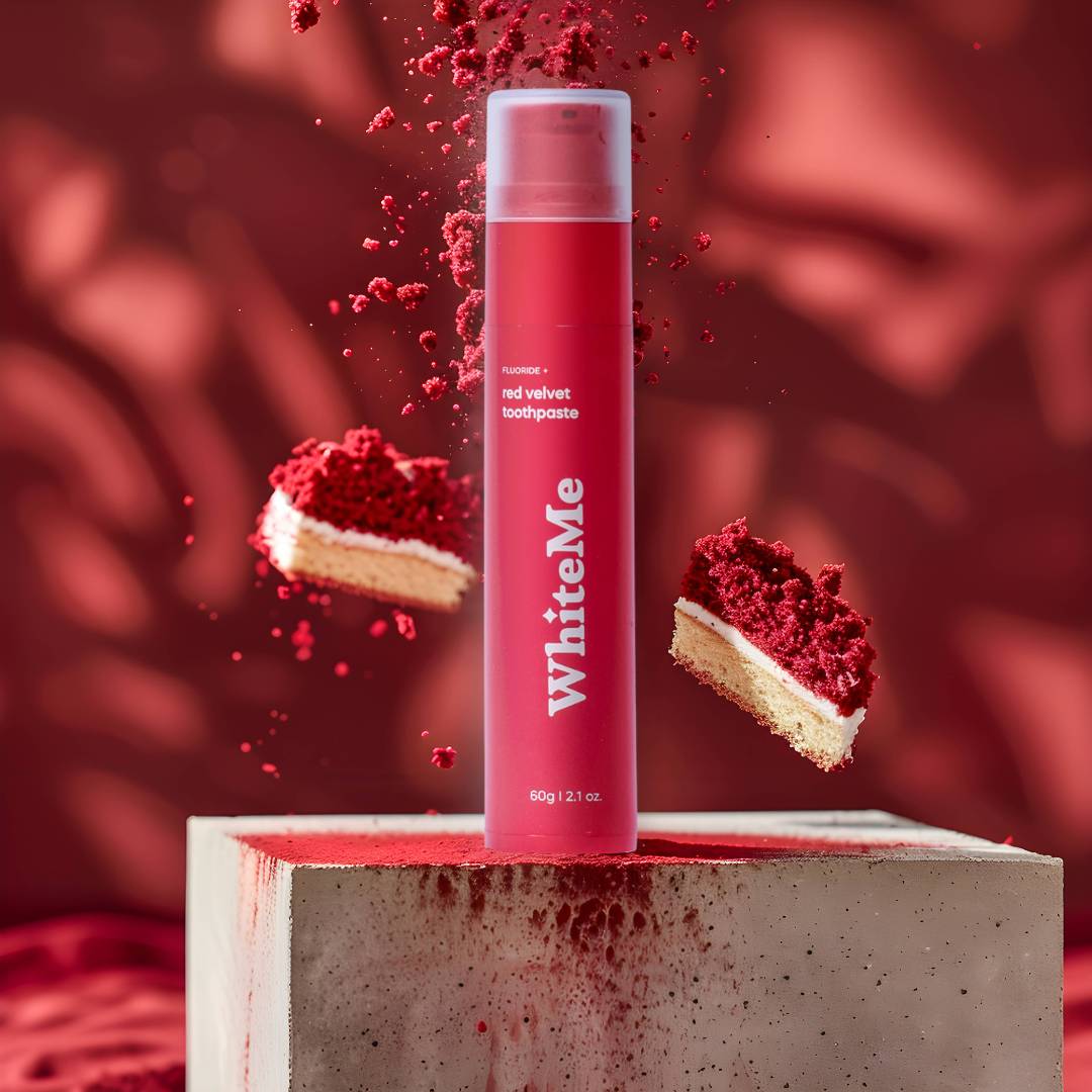 Pastă de dinți cu aromă de catifea roșie
